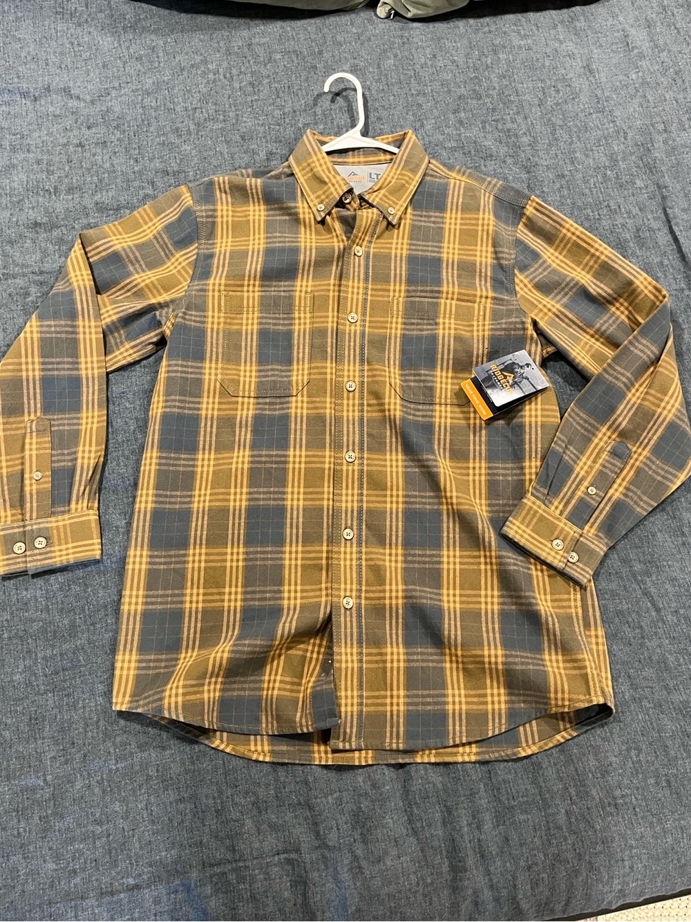 Ridgecut Toughwear Men's Size Extra Large Button Down Long Sleeve Plaid Shirt XL